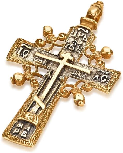 Accommodates chains up to 3. . Russian orthodox jewelry